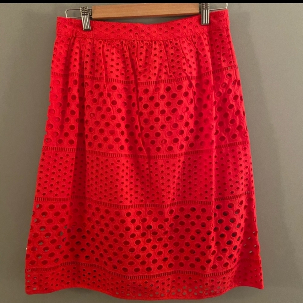 Loft Broderie Anglaise Skirt